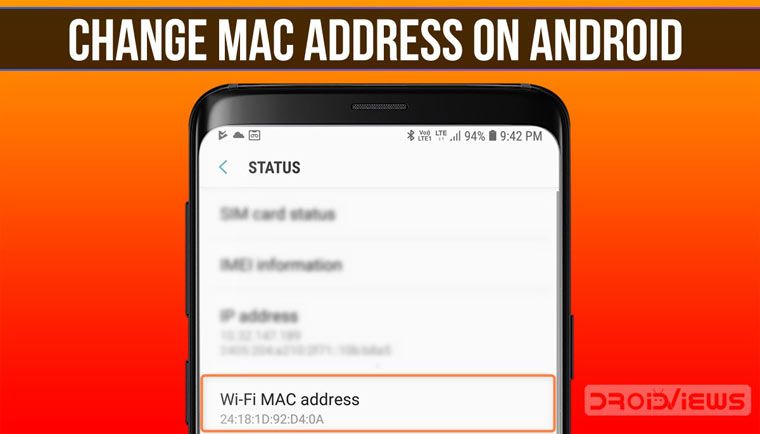 change mac address by terminal emulator
